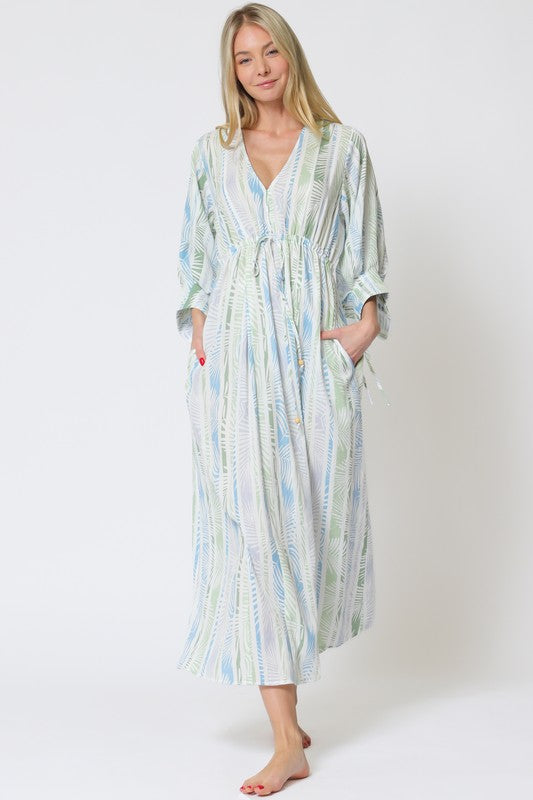 Palm Leaves Beach Dress