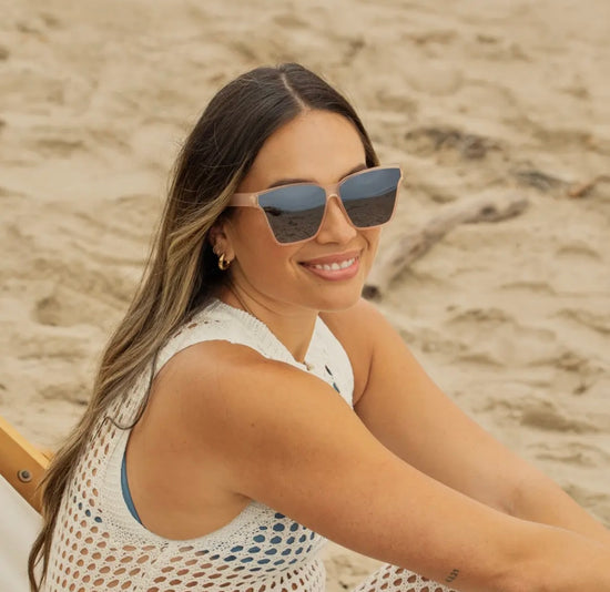 Palma Polarized Sunglasses-Beige
