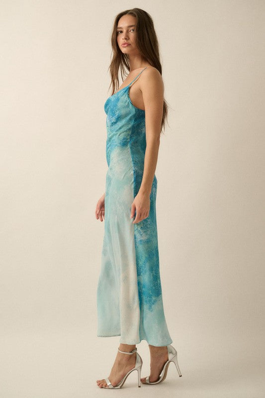 Aqua Ombré Mermaid Dress