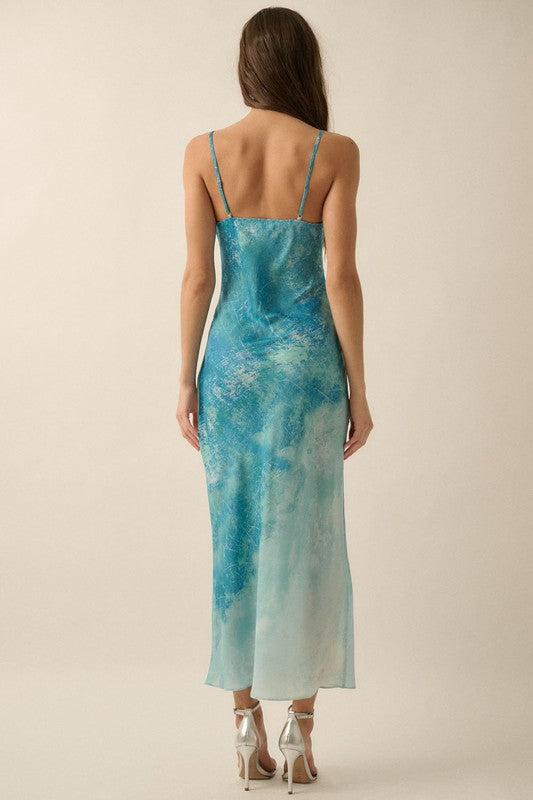 Aqua Ombré Mermaid Dress