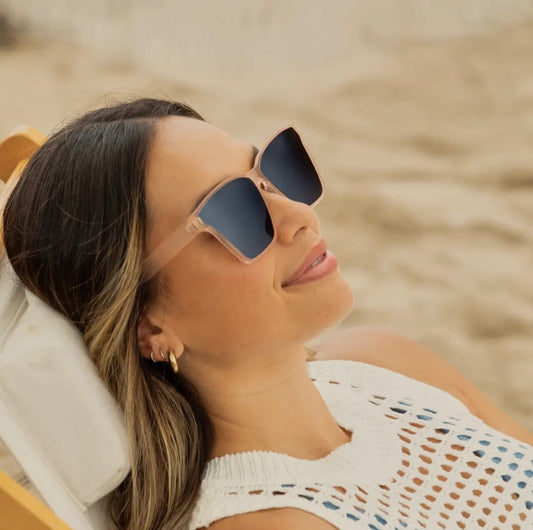 Palma Polarized Sunglasses-Beige