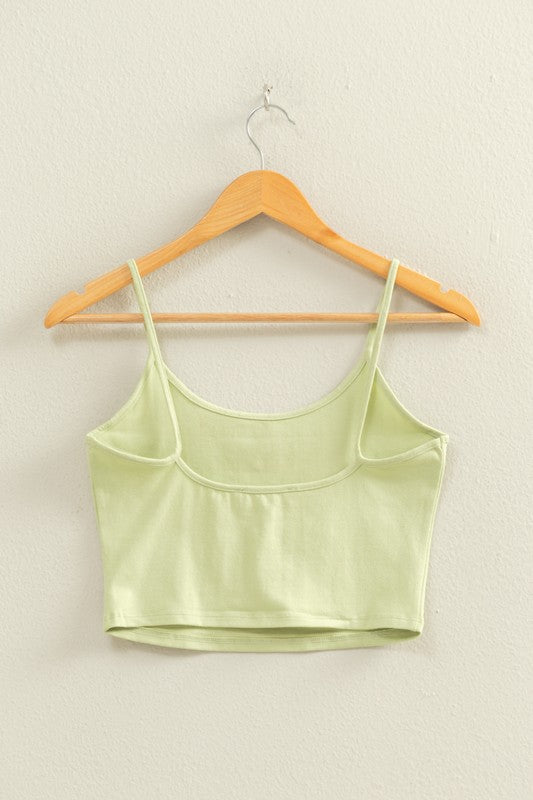 Cropped Cami Tank Top-Multiple Colors